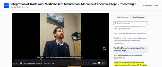 نشست گام های عملی ادغام طب سنتی  